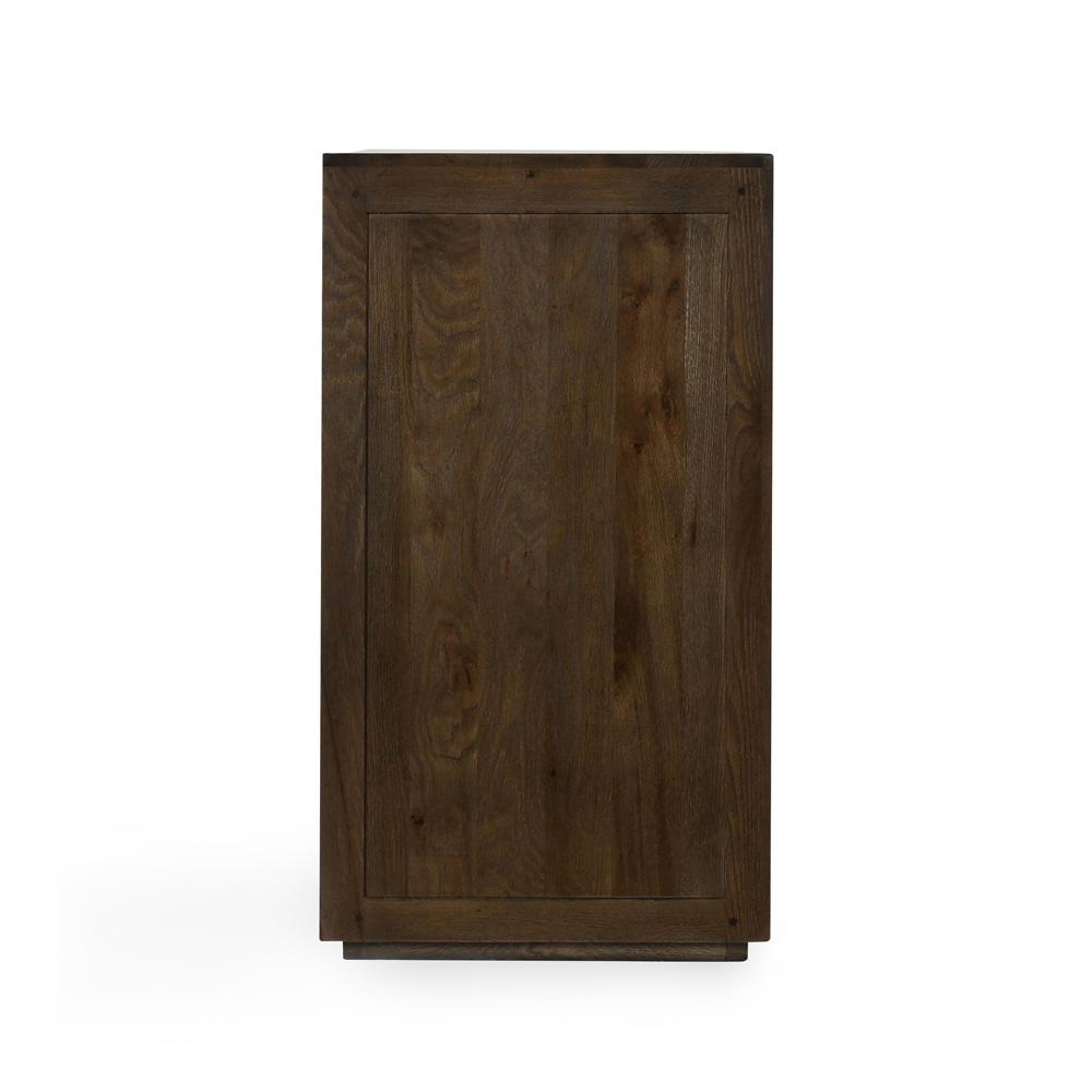 Classic Home - Bradley 108in Oak Wood Buffet Sideboard In Cocoa Brown - 52010895 veiw 3