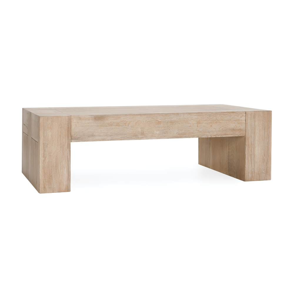 Classic Home - Bristol Cracked Oak Coffee Table In Meadow White - 51031345 view 1
