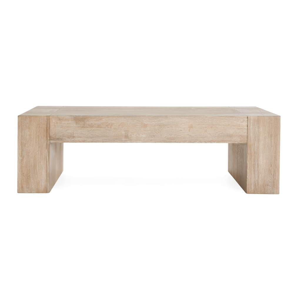 Classic Home - Bristol Cracked Oak Coffee Table In Meadow White - 51031345 view 2