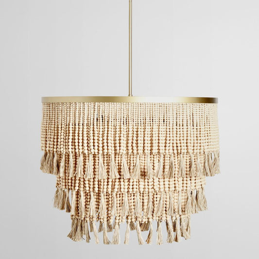 Classic Home - Brittany Natural Beaded Chandelier  - 56004229 veiw 1