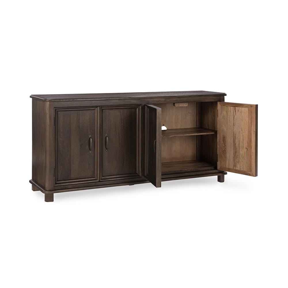 Classic Home  - Brookside 4-Door Mango wood Sideboard Buffet - Cocoa Brown - 52010991 veiw 5