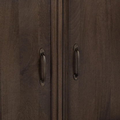 Classic Home  - Brookside 4-Door Mango wood Sideboard Buffet - Cocoa Brown - 52010991 veiw 8