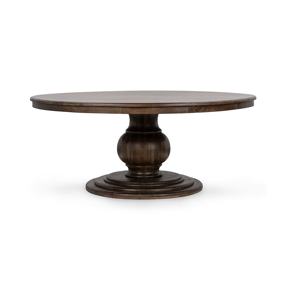 Classic Home  - Brookside Mango Wood Round Dining Table - Cocoa Brown - 51011994 veiw 1