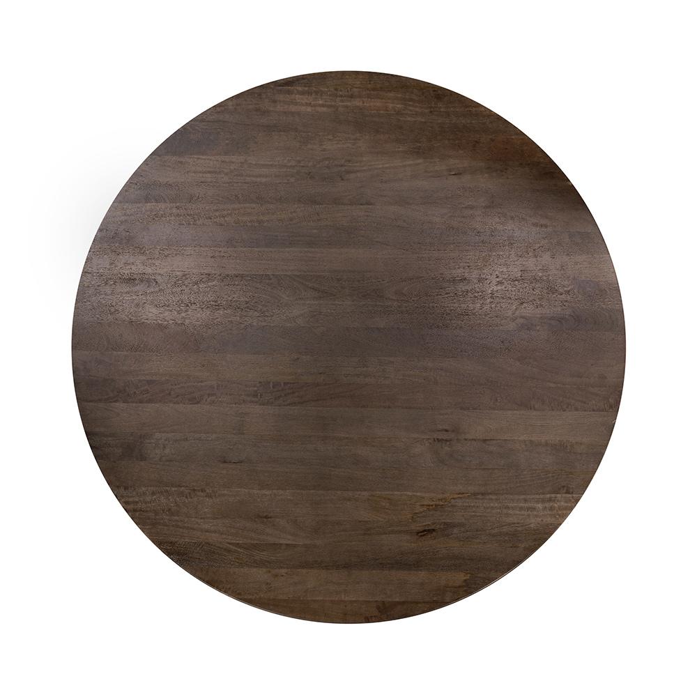 Classic Home  - Brookside Mango Wood Round Dining Table - Cocoa Brown - 51011994 veiw 2
