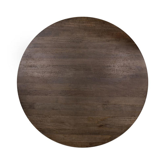 Classic Home  - Brookside Mango Wood Round Dining Table - Cocoa Brown - 51011994 veiw 2