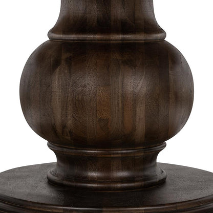 Classic Home  - Brookside Mango Wood Round Dining Table - Cocoa Brown - 51011994 veiw 5