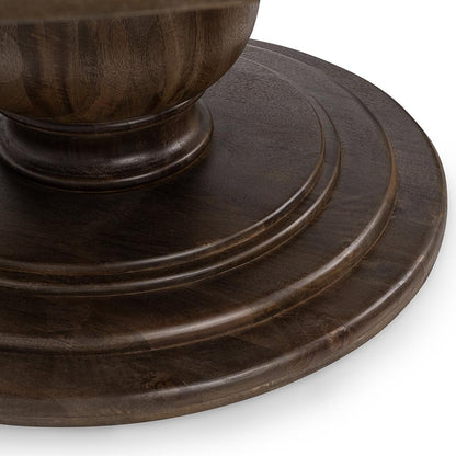 Classic Home  - Brookside Mango Wood Round Dining Table - Cocoa Brown - 51011994 veiw 6