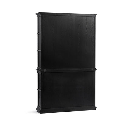 Classic Home - Carson Elm Wood Display Cabinet - Loft Black - 52004771 view 4