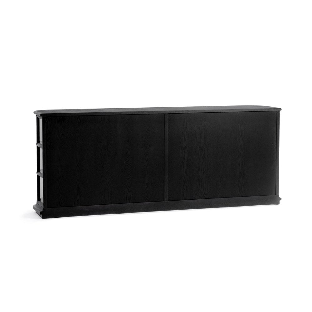 Classic Home - Carson Elm Wood Sideboard - Loft Black - 52004763 view 4