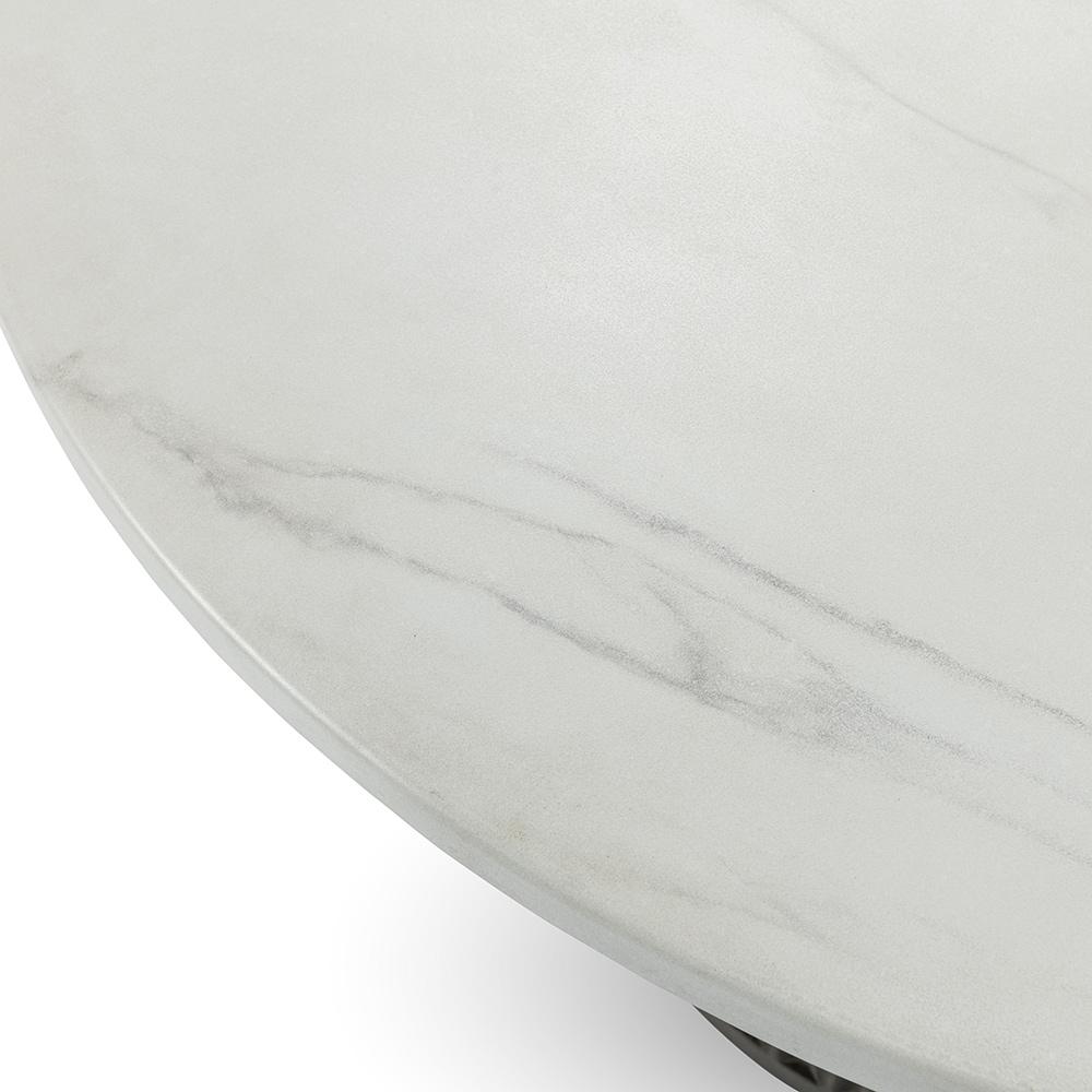 Classic Home  - Caspia Outdoor Round Dining Table - Concrete Gray - 51031698 veiw 5