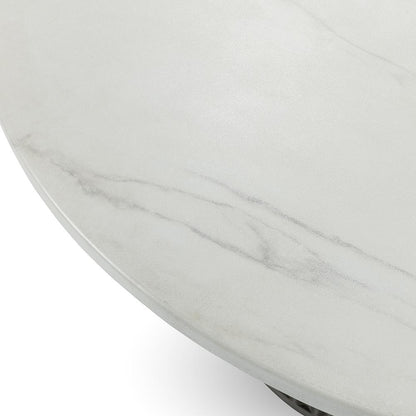 Classic Home  - Caspia Outdoor Round Dining Table - Concrete Gray - 51031698 veiw 5