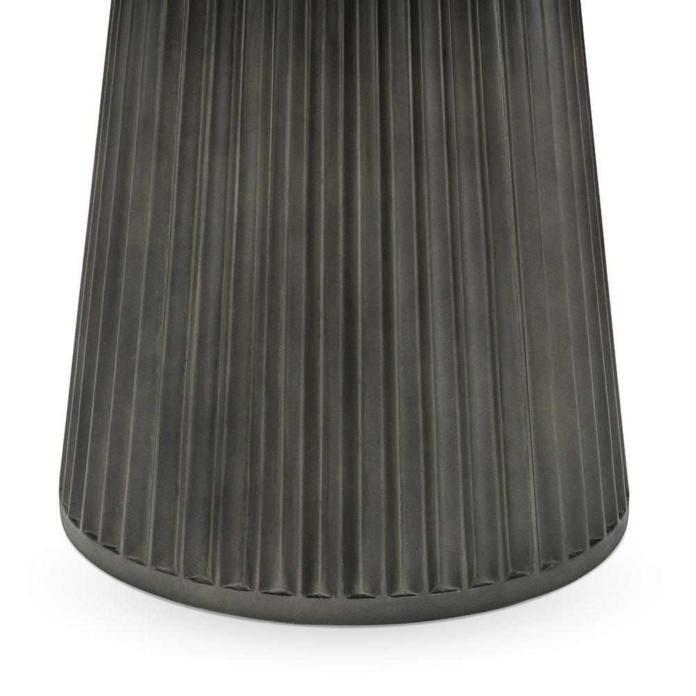 Classic Home  - Caspia Outdoor Round Dining Table - Concrete Gray - 51031698 veiw 6