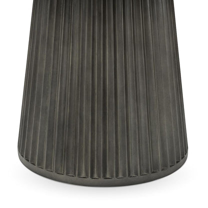 Classic Home  - Caspia Outdoor Round Dining Table - Concrete Gray - 51031698 veiw 6