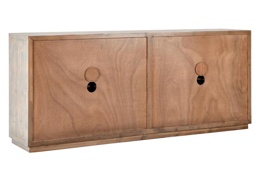 Classic Home - Chandler 86in  Reclaimed Pine Wood Antique Blue Sideboard - 52004659 veiw 5
