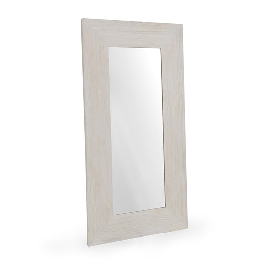 Classic Home  - Claire Pine Wood Floor Mirror - White - 56004259 veiw 1