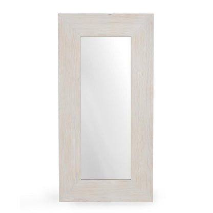 Classic Home  - Claire Pine Wood Floor Mirror - White - 56004259 veiw 2