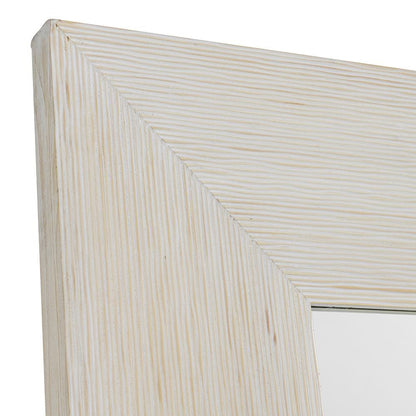 Classic Home  - Claire Pine Wood Floor Mirror - White - 56004259 veiw 3