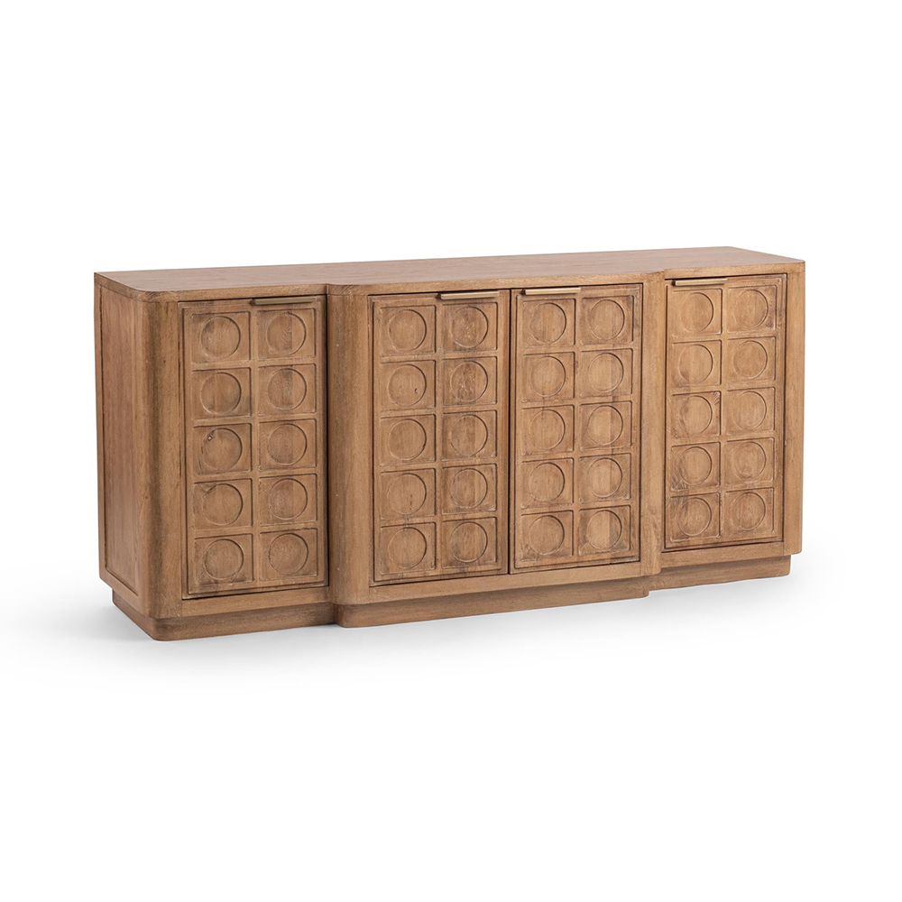 Classic Home - Cleveland Mango Wood Sideboard - Sandy Taupe - 52011049 view 1