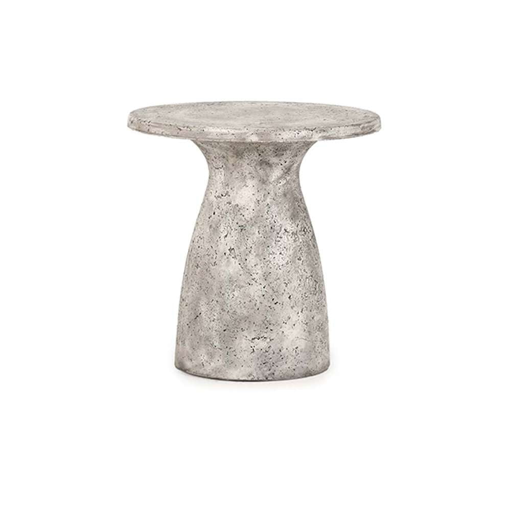 Classic Home - Collins 18in Outdoor Accent Table Light Gray - 51031450 veiw 1