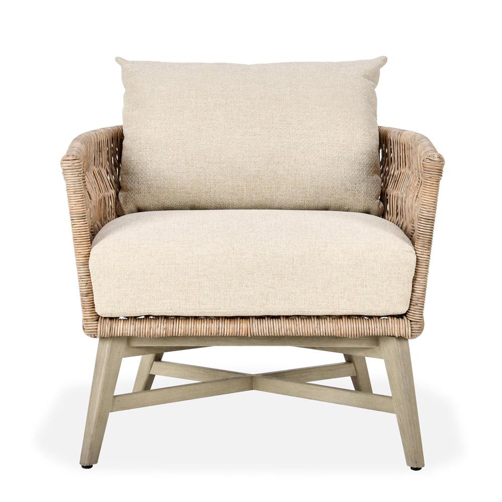 Classic Home - Collins  Outdoor Solid Wood Accent Chair In Natural Tone - 53051658 veiw 2