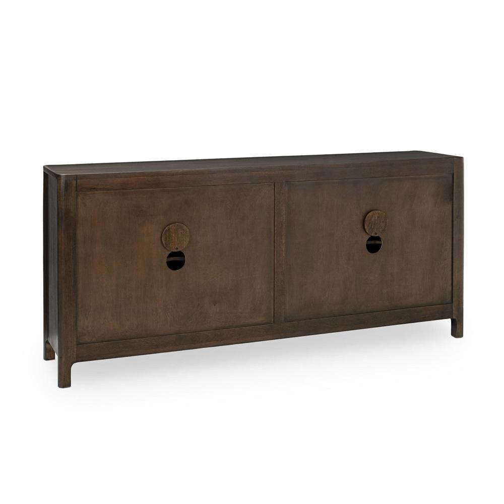 Classic Home - Colson 4-Door Mango Wood Buffet Sideboard In Dark Brown - 52010965 veiw 4