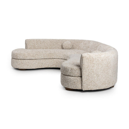 Classic Home - Concord Sectional - Frosty Oat - 53006719 view 3