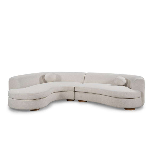 Classic Home - Concord Sectional Ivory - 53004712 veiw 1