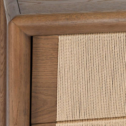 Classic Home - Corda Oak Veneer 6Dwr Dresser Nut Brown/Natural - 52004148 veiw 3