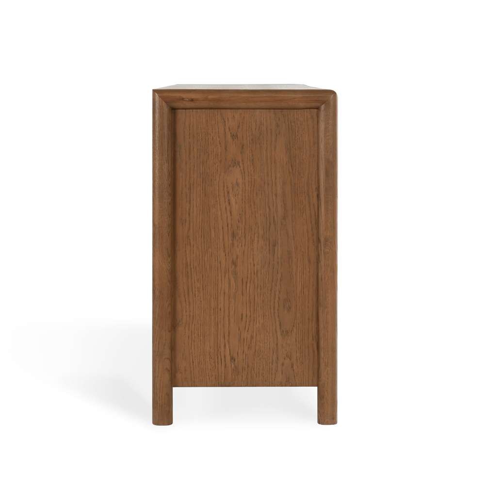 Classic Home - Corda Oak Veneer 6Dwr Dresser Nut Brown/Natural - 52004148 veiw 6