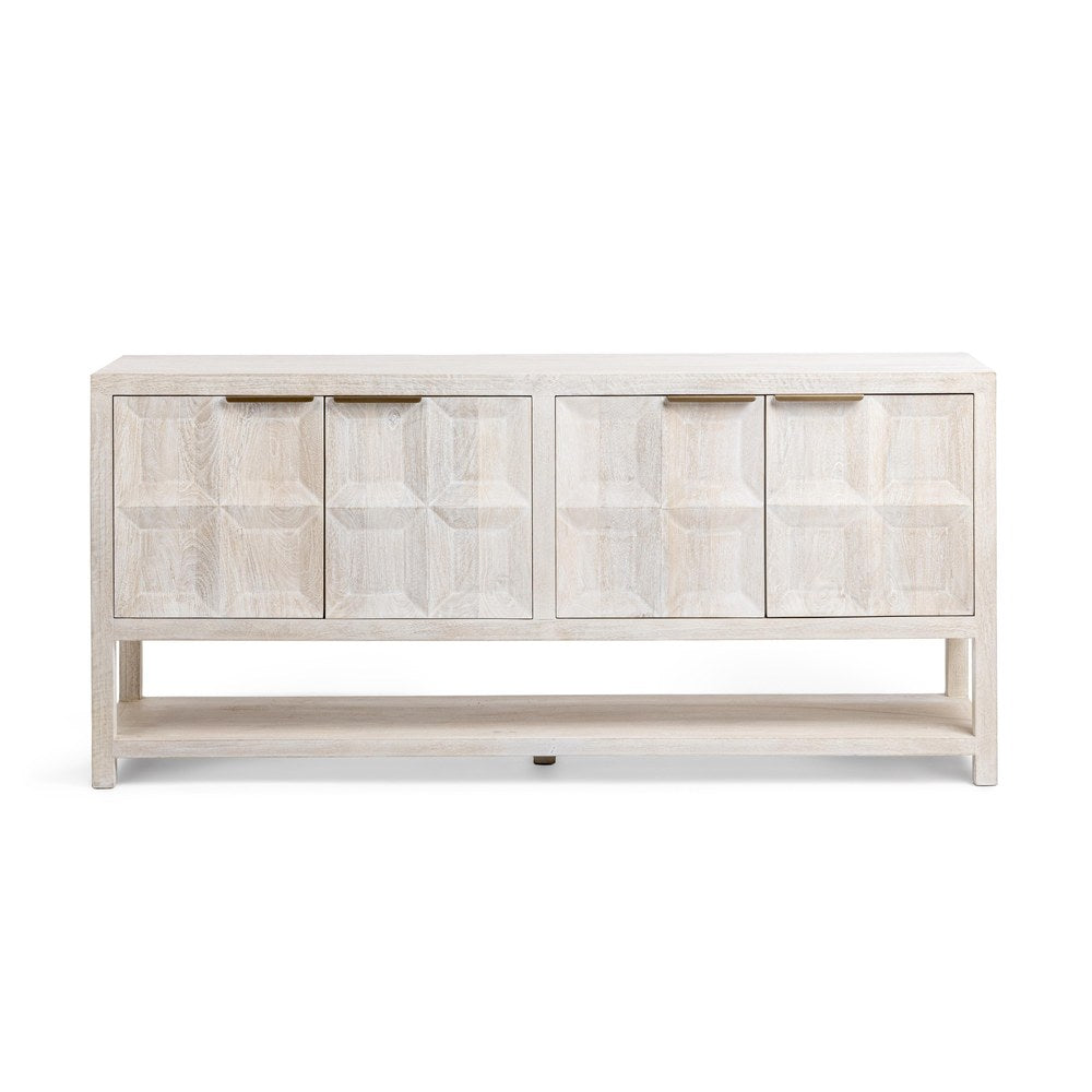 Classic Home - Costa Mango Wood Cabinet - Cream - 52011039 view 2