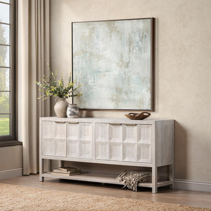 Classic Home - Costa Mango Wood Cabinet - Cream - 52011039 view 7