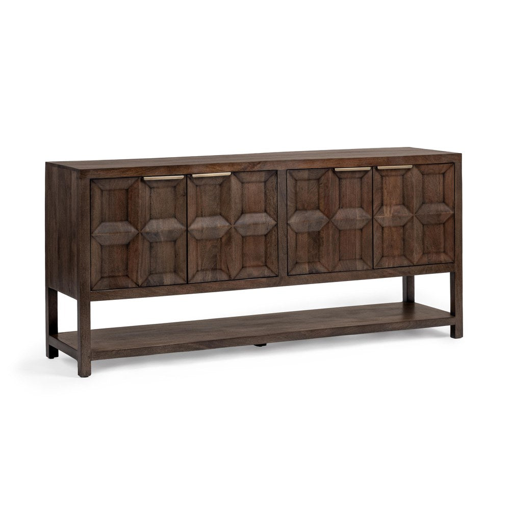 Classic Home - Costa Mango Wood Cabinet - Tundra Brown - 52011038 view 1