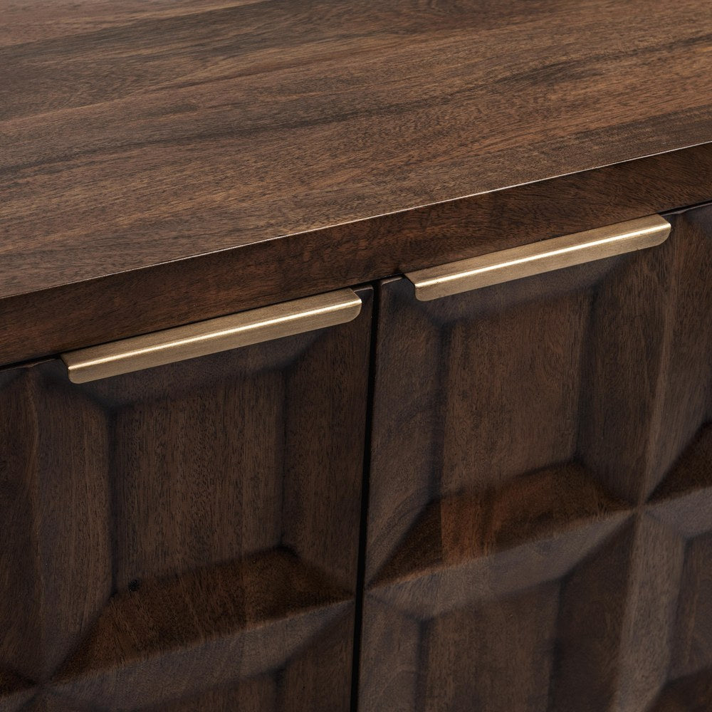 Classic Home - Costa Mango Wood Cabinet - Tundra Brown - 52011038 view 5