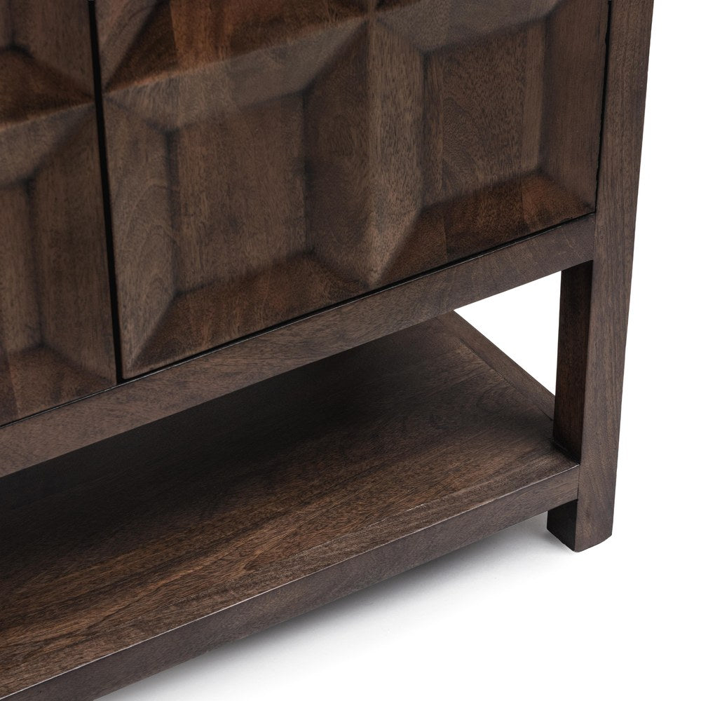 Classic Home - Costa Mango Wood Cabinet - Tundra Brown - 52011038 view 6