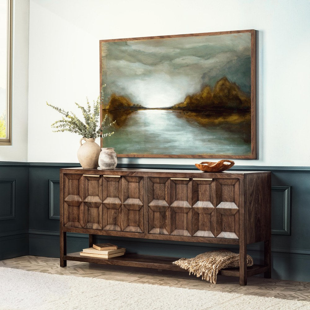 Classic Home - Costa Mango Wood Cabinet - Tundra Brown - 52011038 view 7