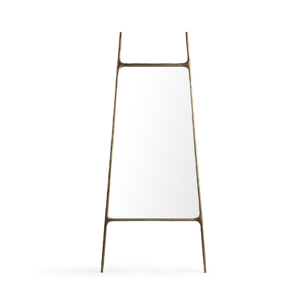 Classic Home - Cove Floor Mirror - Molten Brass - 56001822 view 1