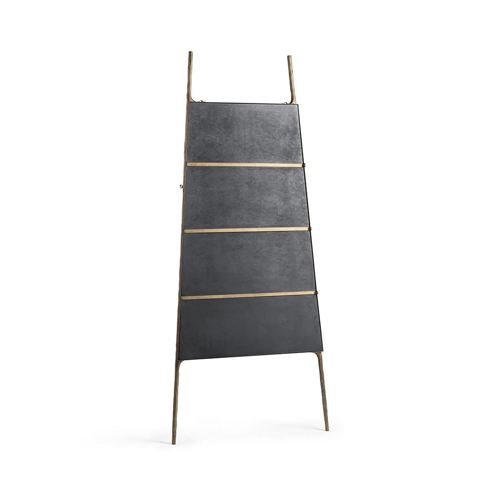 Classic Home - Cove Floor Mirror - Molten Brass - 56001822 view 2