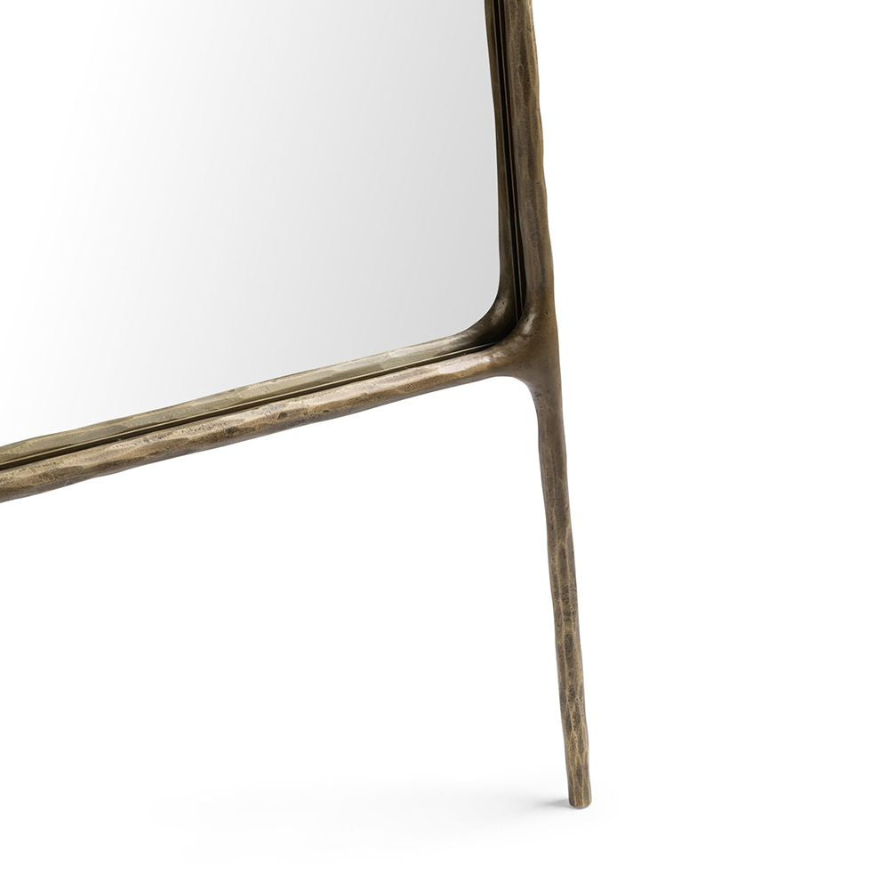 Classic Home - Cove Floor Mirror - Molten Brass - 56001822 view 3