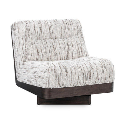 Classic Home  - Crandall Upholstered Fabric Swivel Accent Chair - Cream - 53006264 veiw 1