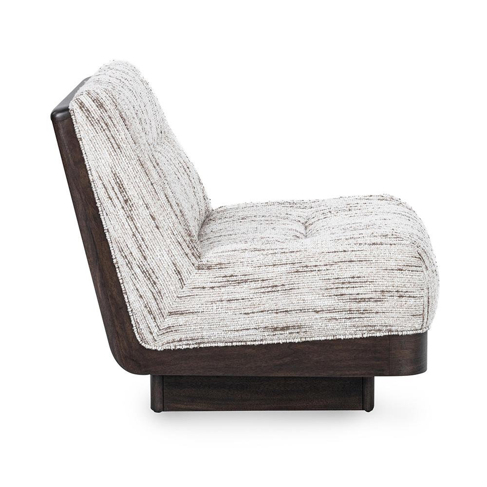 Classic Home  - Crandall Upholstered Fabric Swivel Accent Chair - Cream - 53006264 veiw 3