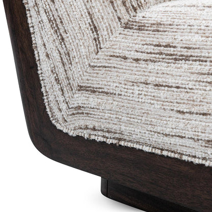 Classic Home  - Crandall Upholstered Fabric Swivel Accent Chair - Cream - 53006264 veiw 6