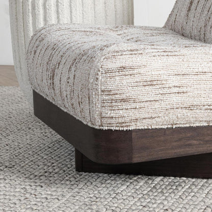 Classic Home  - Crandall Upholstered Fabric Swivel Accent Chair - Cream - 53006264 veiw 10
