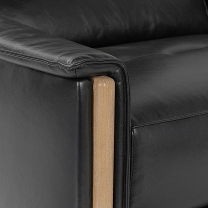 Classic Home  - Cullman Leather Power Recliner Accent Chair - Black - 2208RE11 veiw 7