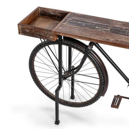 Classic Home - Cycle Reclaimed Wood Counter Table - Brown - 59011334 view 4