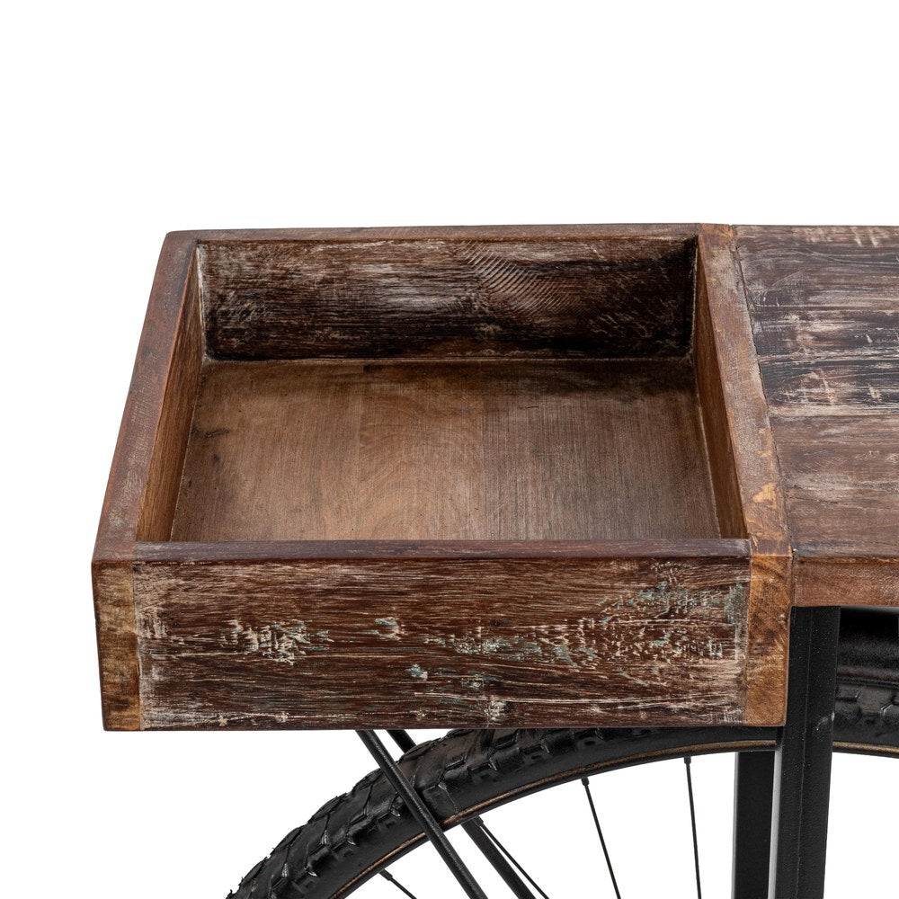 Classic Home - Cycle Reclaimed Wood Counter Table - Brown - 59011334 view 7