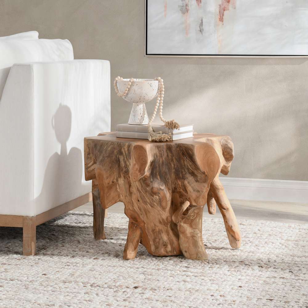 Classic Home - Cypress End Table Natural - 51005385 veiw 5