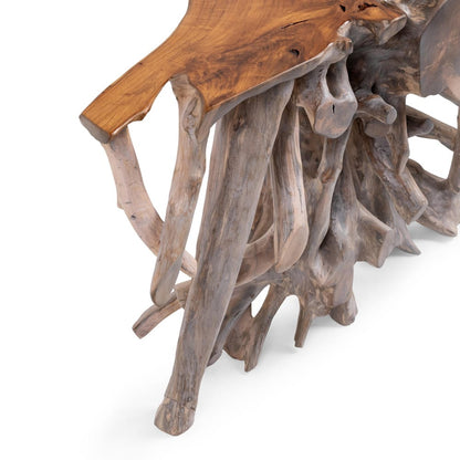 Classic Home - Cypress Root Console Table 59-60in - 51000001 veiw 4
