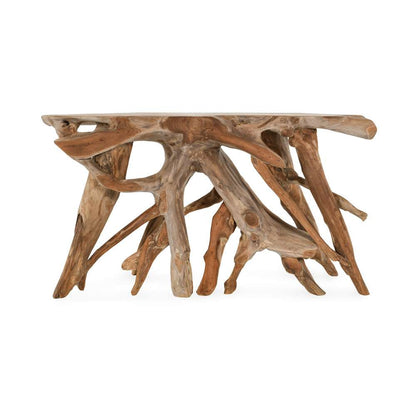 Classic Home - Cypress Root Console Table 59-60in Natural - 51005387 veiw 1