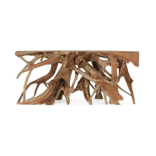 Classic Home - Cypress Root Console Table 70-71in Natural - 51005388 veiw 2