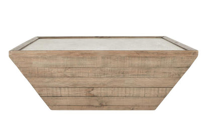 Classic Home - Dalton Square  Reclaimed Pine Wood Coffee Table - 51031258 veiw 1